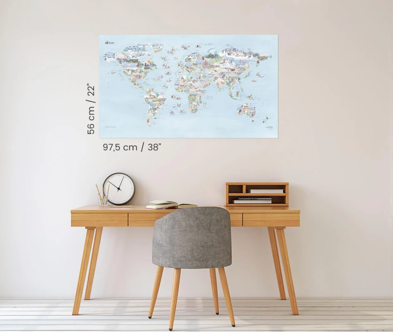 Dog Map Poster