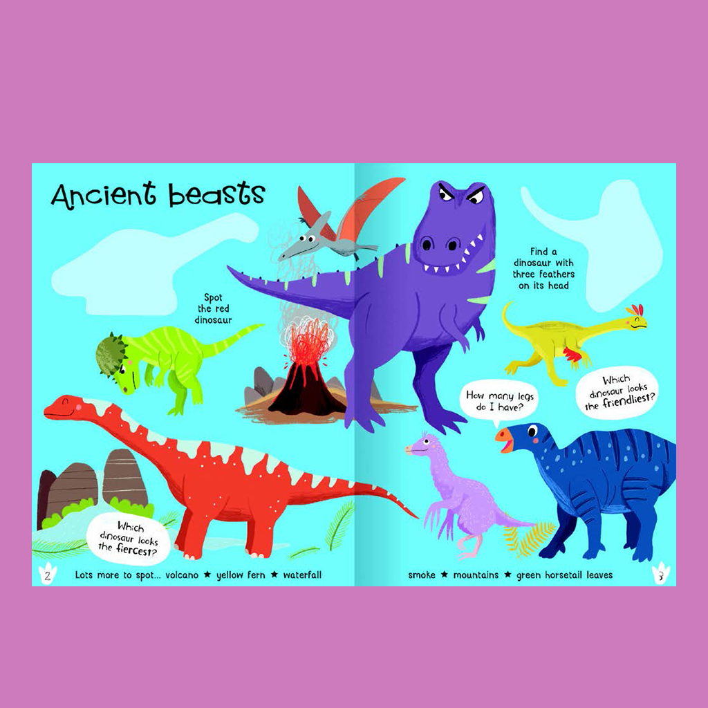 Lots to Spot Sticker Book: Dinosaurs!