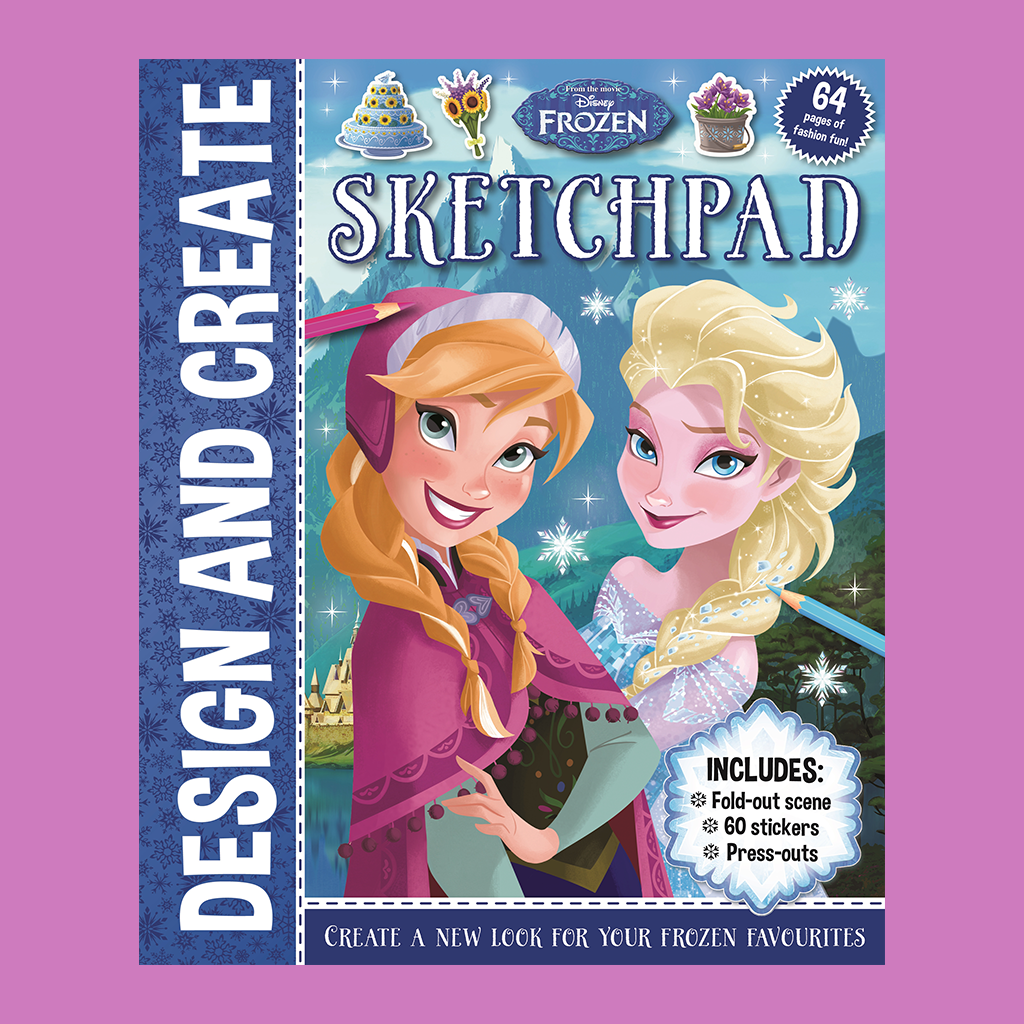 Frozen Design And Create Sketchpad